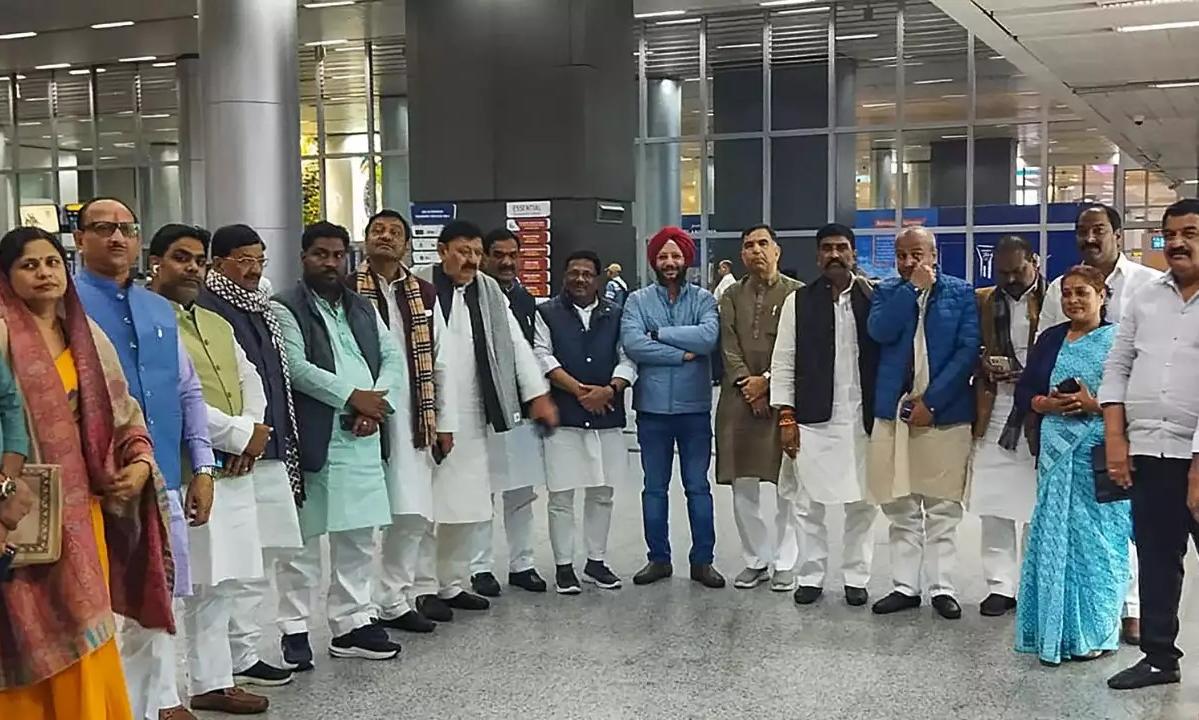 Bihar Congress relocates MLAs to prevent poaching ahead of trust vote Bihar Congress relocates MLAs to prevent poaching ahead of trust vote