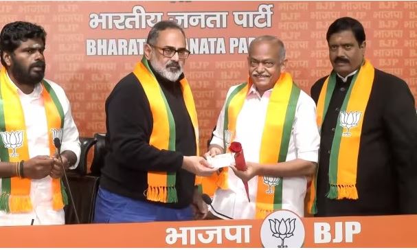 Tamil Nadu exodus to BJP, including former DMK MP, MLAs Tamil Nadu exodus to BJP, including former DMK MP, MLAs