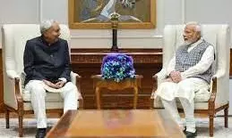 Nitish Kumar meets PM Modi, first since return to NDA