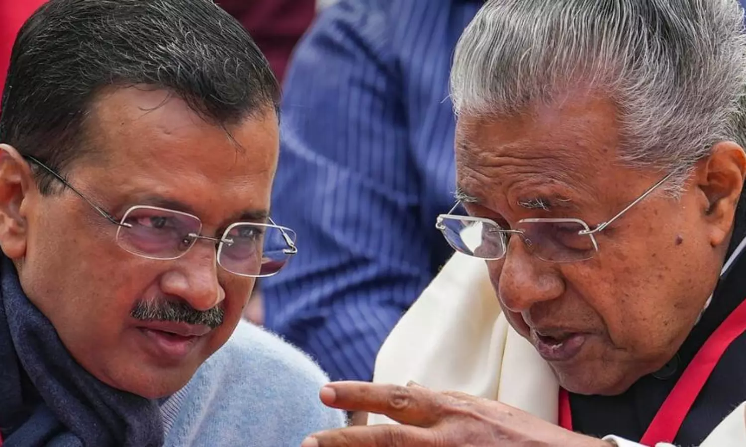 Centre waging war against Oppn govts: Delhi CM at Centre vs South protest