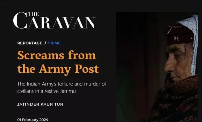Caravan gets Centre’s notice over story on Kashmiris torture by Indian army