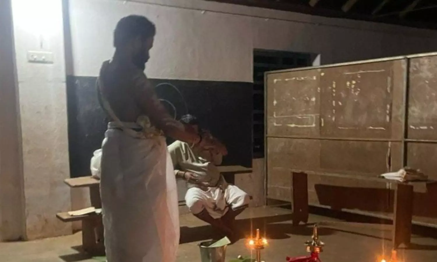BJP workers allegedly perform pooja in govt-aided school; Kerala govt initiates probe