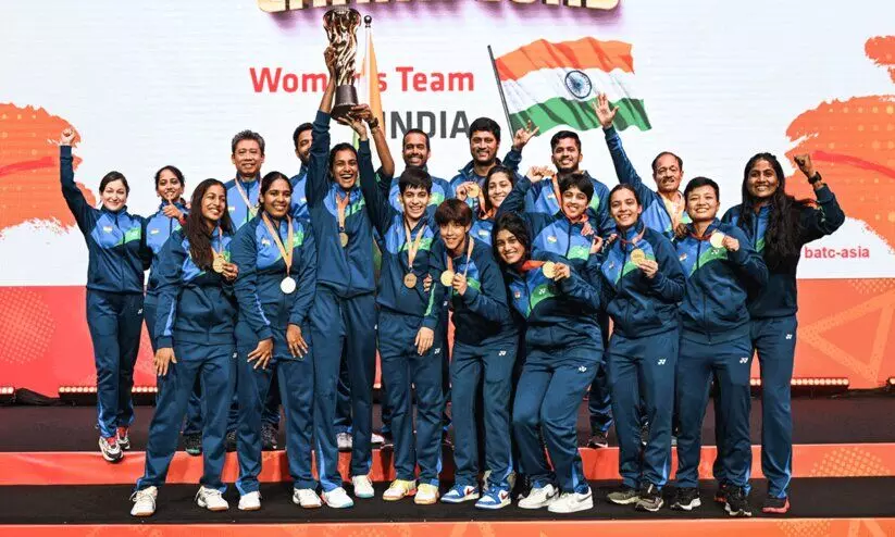 Indian women defeat Thailand 3-2 in Badminton Asia Team Championships final