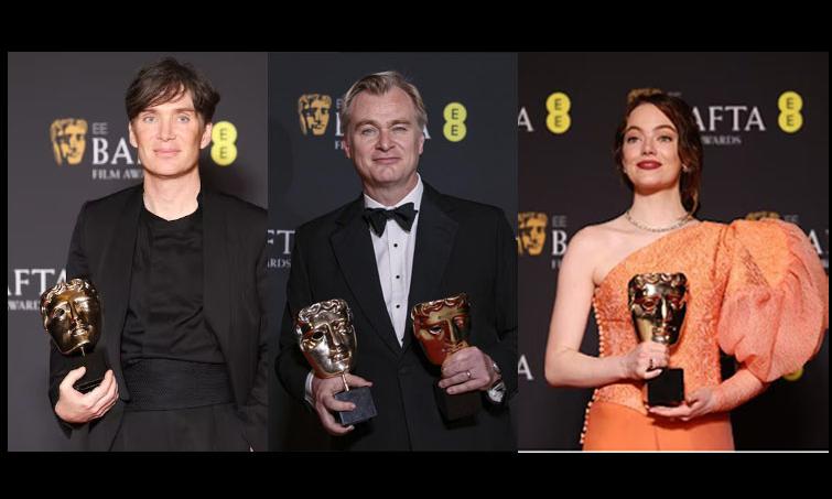 BAFTA: Nolan's Oppenheimer wins 7 prizes with flying colours