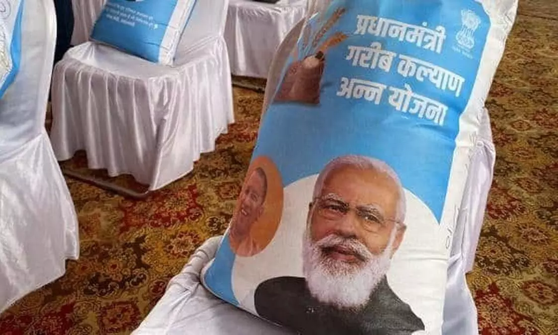 Ration supply bags with PM Modis image cost Rs 13.29 cr in Rajasthan alone