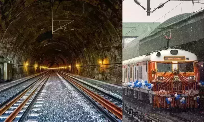 Prime Minister opens Indias longest rail tunnel in Jammu