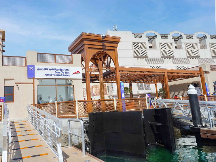 Dubai RTA unveils Deira Old Souq Marine Transport Station