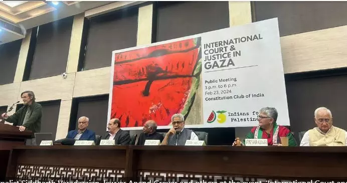Indians for Palestine urges Centre to dissociate with Israel agreeing on ICJ ruling
