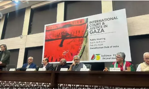 Indians for Palestine urges Centre to dissociate with Israel agreeing on ICJ ruling
