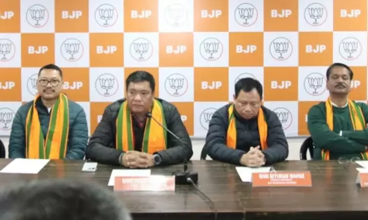 2 Arunachal Congress MLAs leave party and join BJP