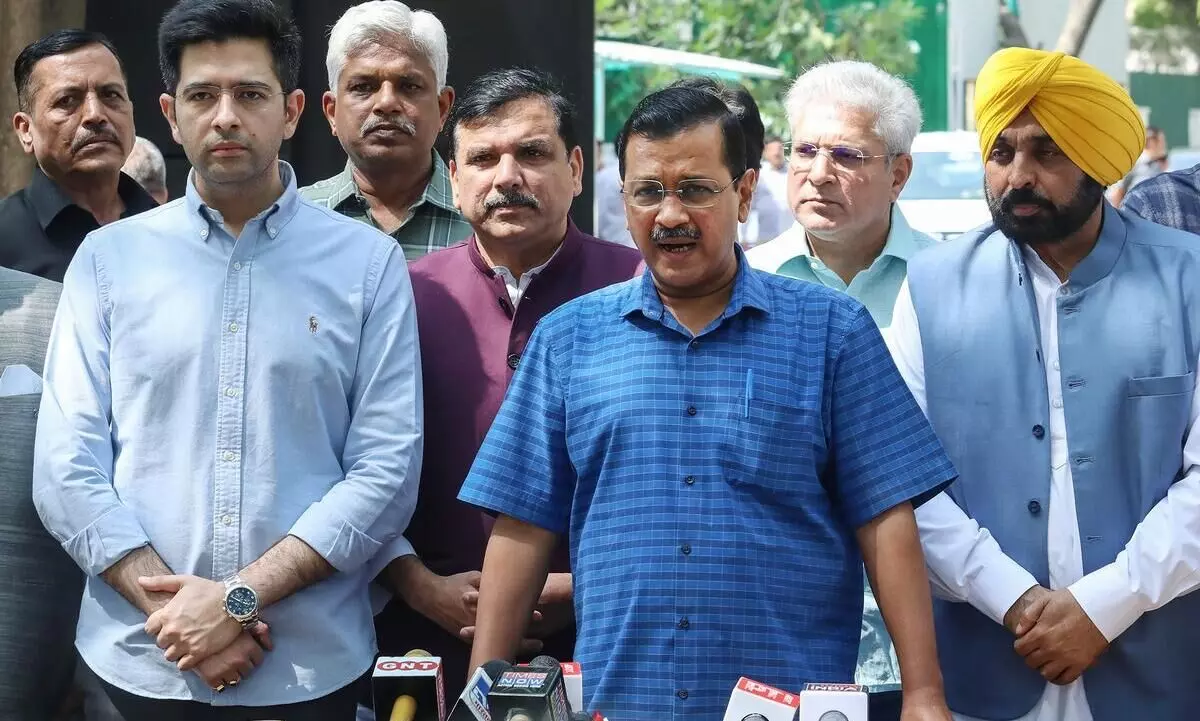 No BJP pressure could derail AAP from its commitment to INDIA bloc: Kejriwal