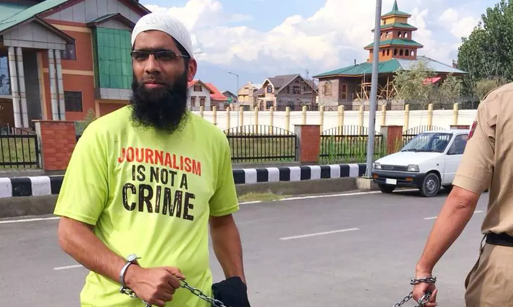 Days after his release, Kashmiri journalist Aasif Sultan rearrested over old case Days after his release, Kashmiri journalist Aasif Sultan rearrested over old case