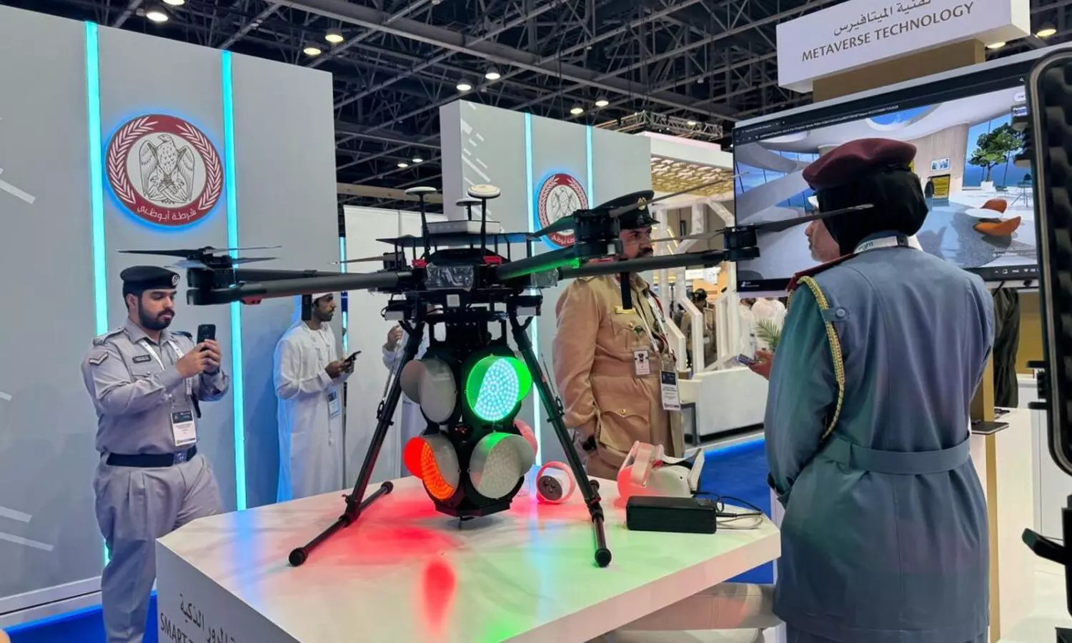 UAEs latest traffic signal drones wows World Police Summit