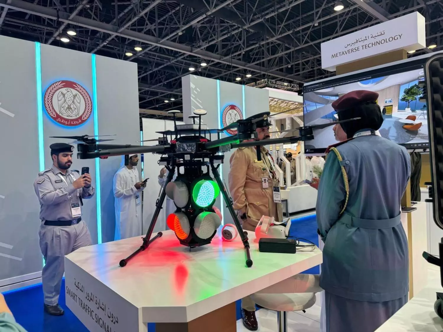 UAEs latest traffic signal drones wows World Police Summit