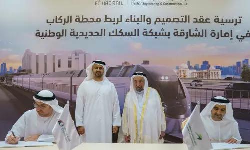 Etihad Rail, Sharjah gears up for new passenger train station