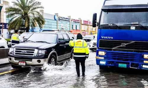 Heavy rain across UAE, Bus services cancelled and flights rescheduled