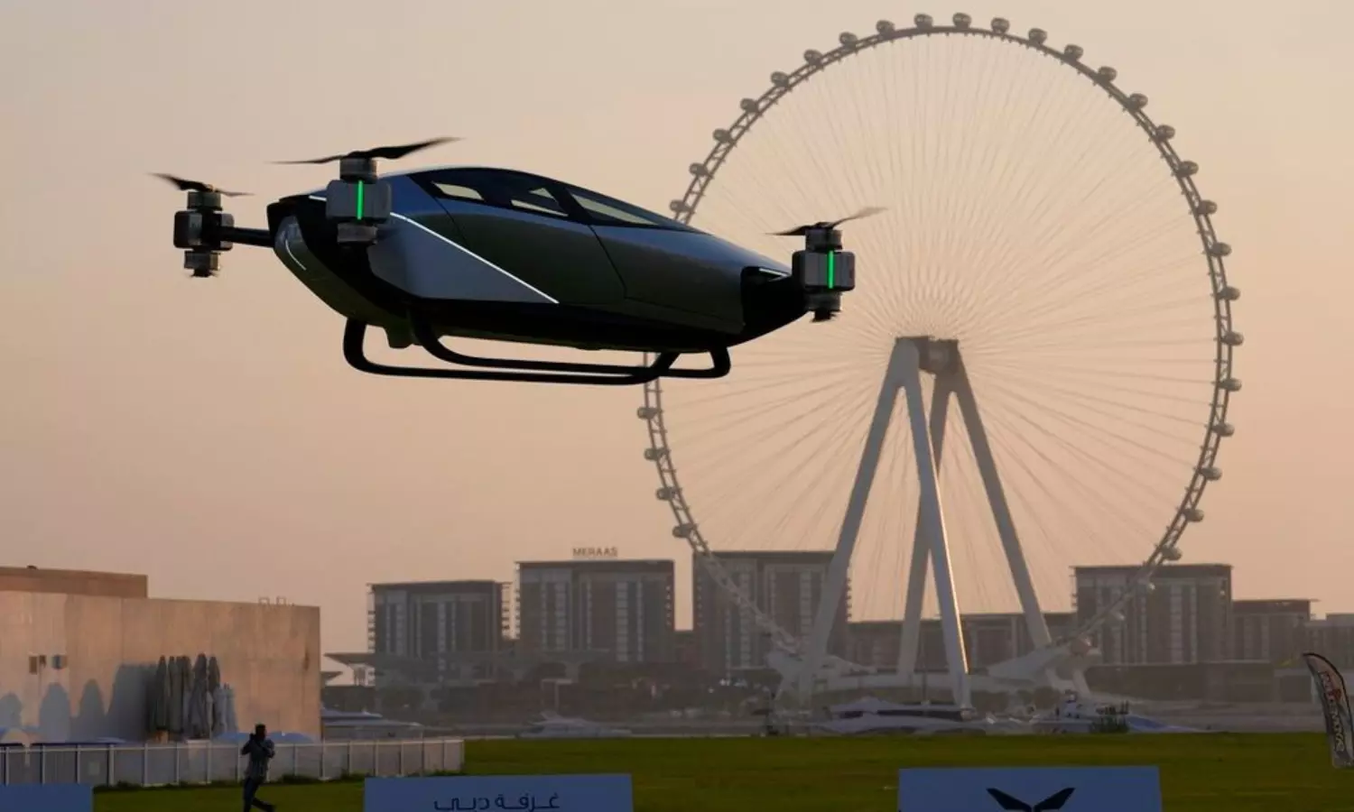 UAE flying cars launched in 2025, Vertical Airports at Palm Jumeirah and Abu Dhabi Corniche