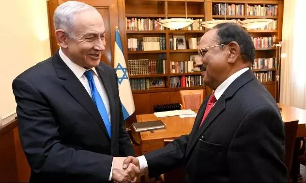 Ajit Doval, Netanyahu discuss Gaza situation, humanitarian aid