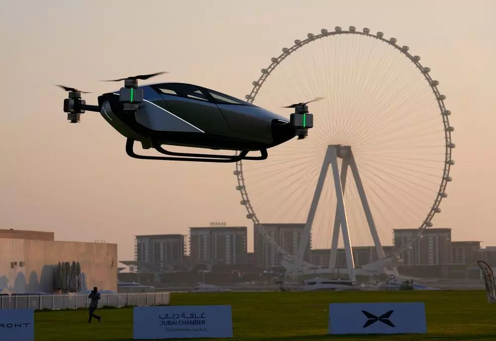 UAE flying cars launched in 2025, Vertical Airports at Palm Jumeirah and Abu Dhabi Corniche
