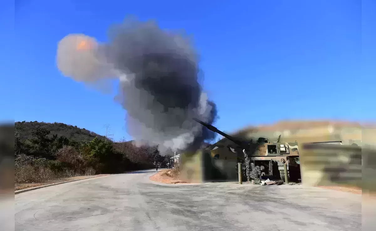 South Korea’s live-fire drills: North issues threat