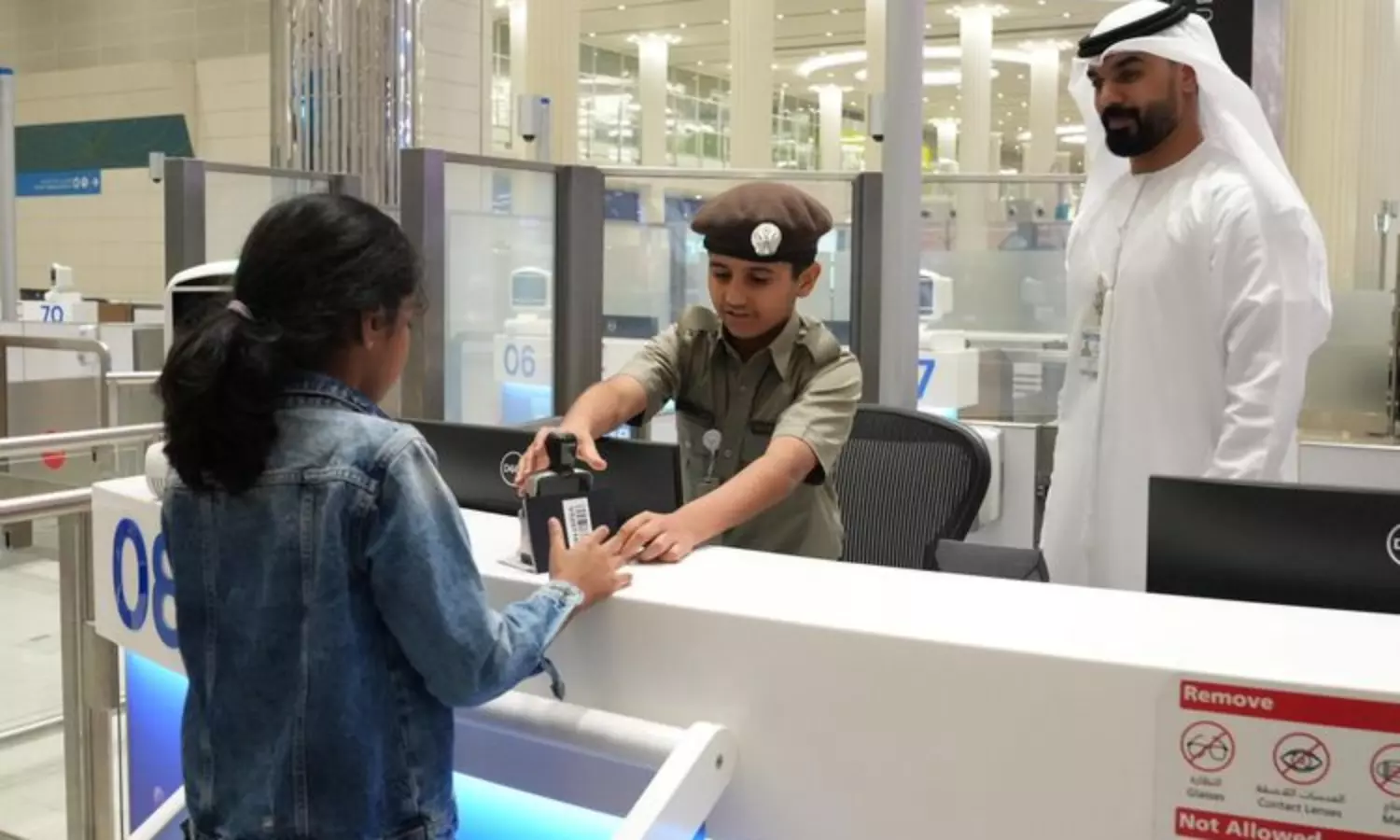 Emirati childrens day, 10-year-old becomes passport officer for one day