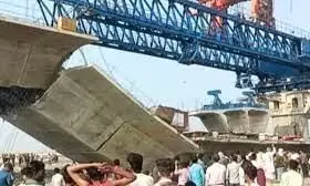 1 dead, 30 trapped as under-construction bridge collapses in Bihar