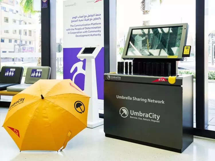 Dubai RTA introduces free umbrella access for public transport commuters