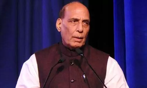 Decided to celebrate Holi with soldiers,because: Rajnath Singh