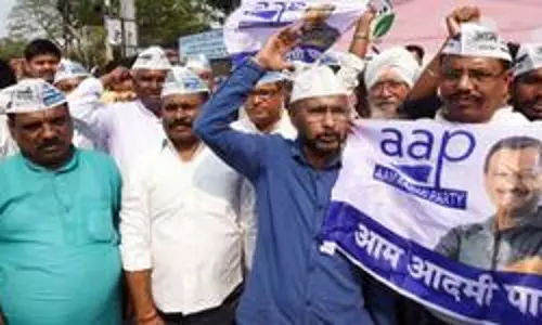 AAP seeks ECIs intervention as office sealed in Delhi