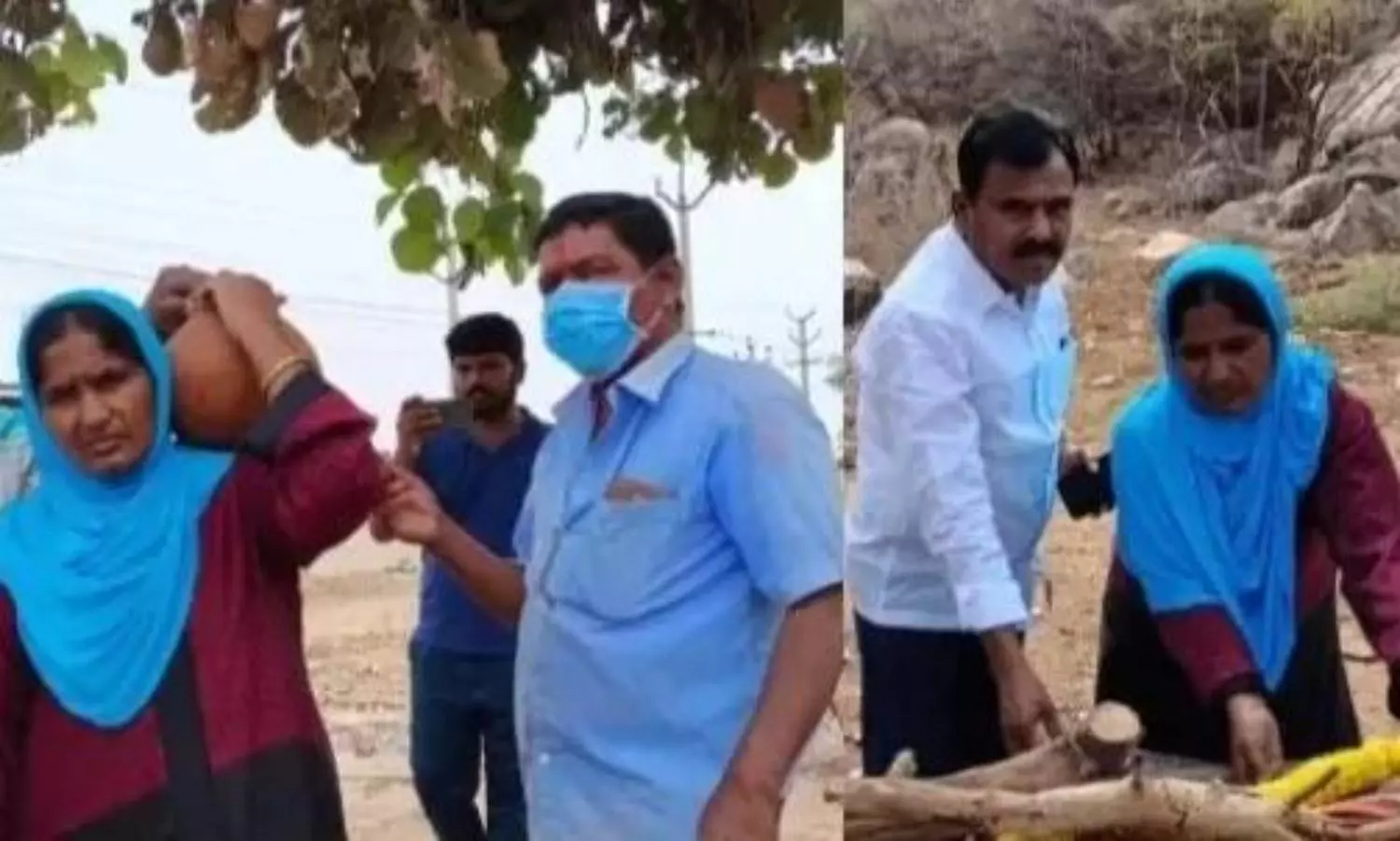 Muslim woman performs last rites of Hindu woman in Telangana