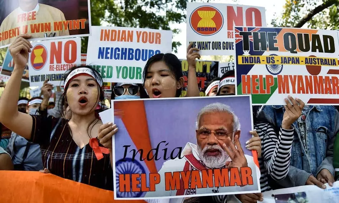 India accused of supplying military equipment to Myanmar junta