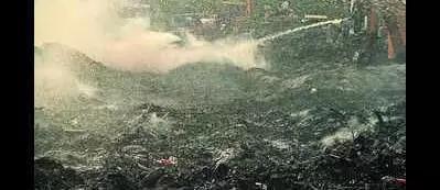 Fire put out in Noida dump yard after 100 hours