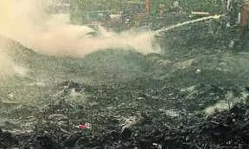 Fire put out in Noida dump yard after 100 hours
