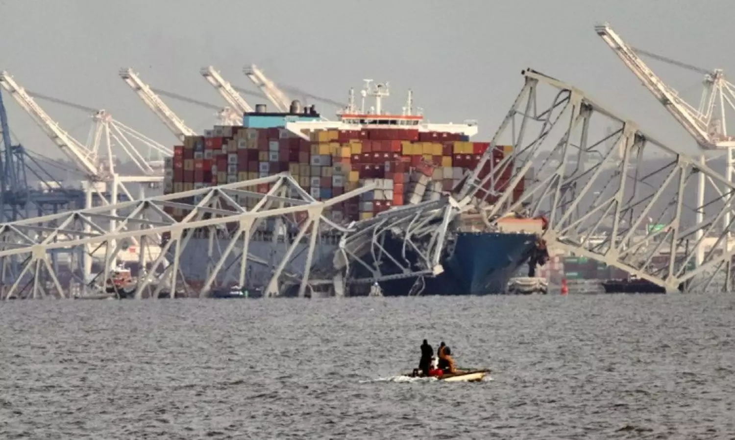 US bridge collapse: Indian crew will continue on the ship, report