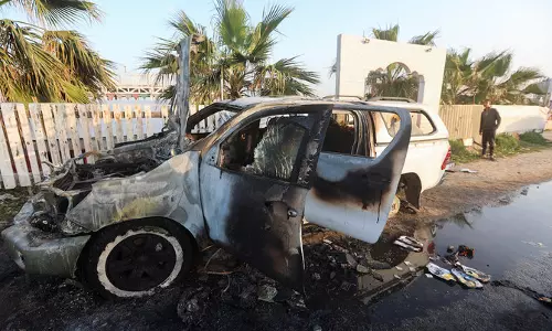 Saudi condemns Israeli strike on Gaza aid workers