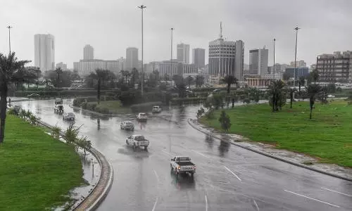 Saudi issues warning, moderate to heavy rain expected in April
