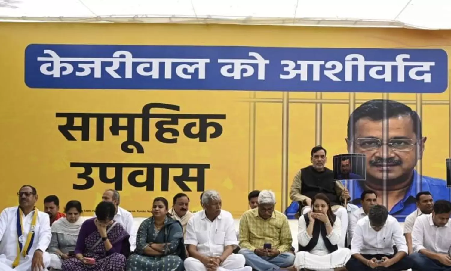 Delhi CMs arrest: AAP leaders observe hunger strike in protest