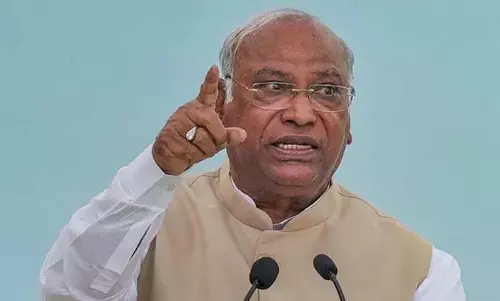BJP is deliberately letting Manipur burn, accuses Kharge