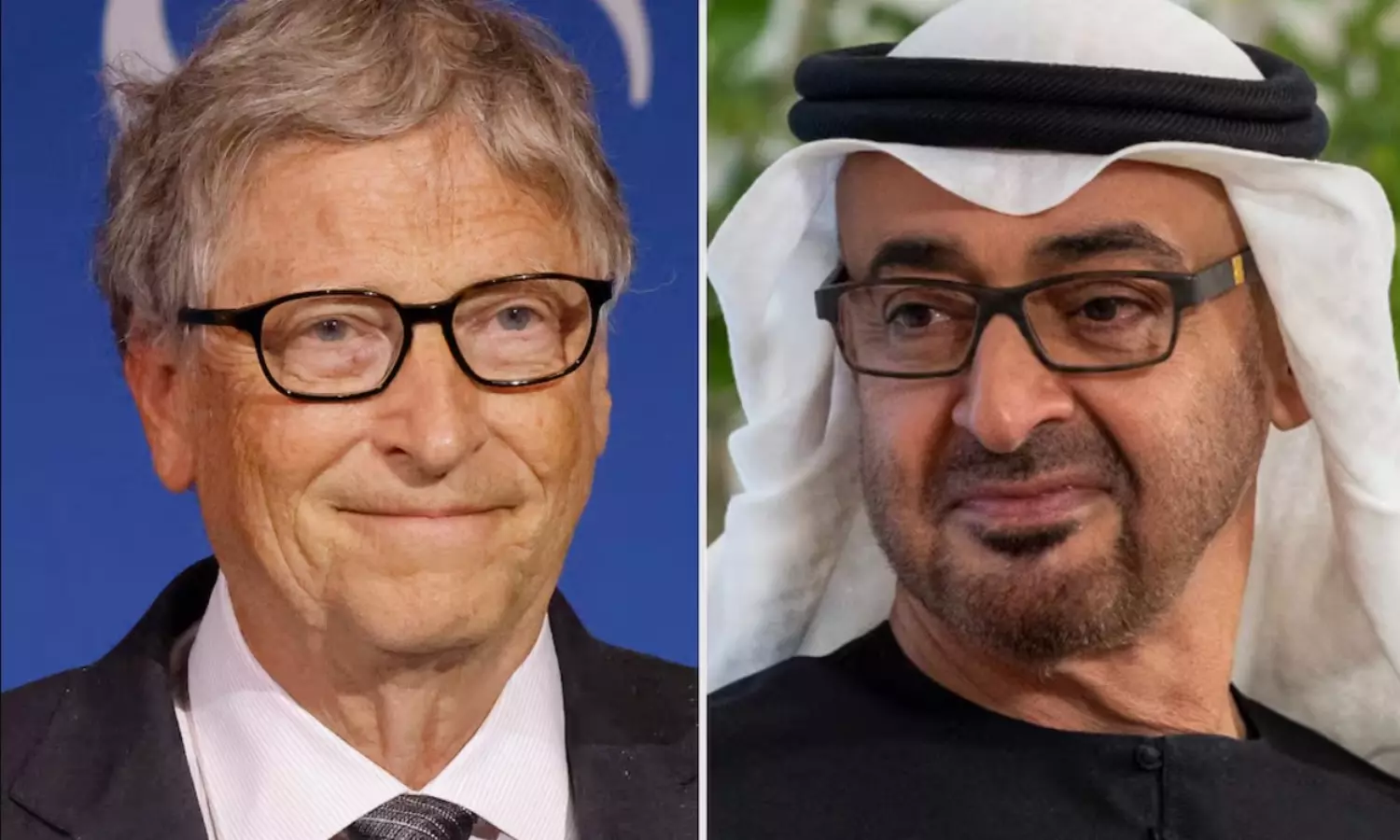 President Sheikh Mohamed discusses disease eradication solutions with Bill Gates