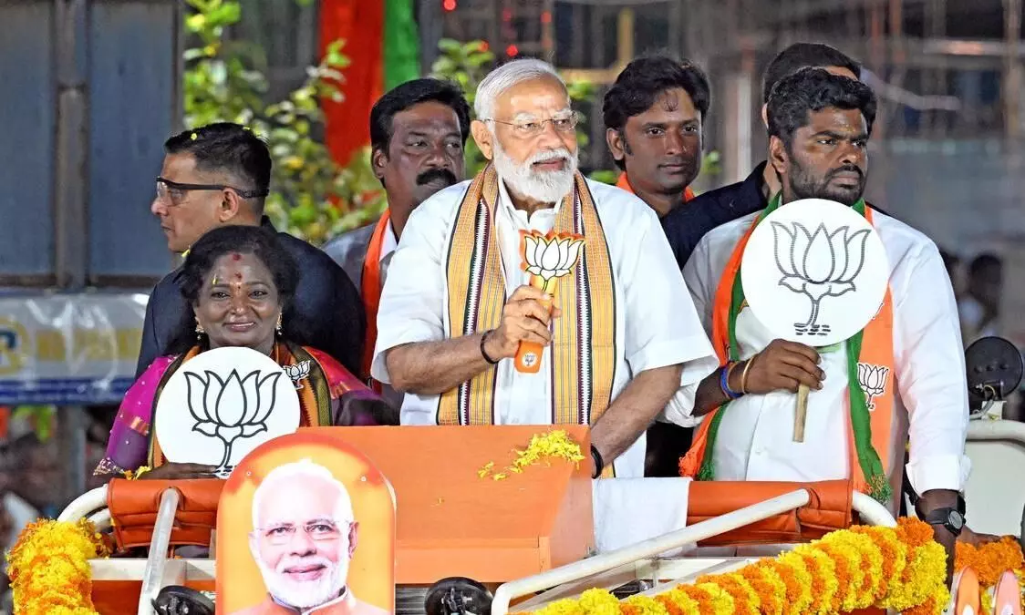 PM Modi blames Congress, DMK over  Katchatheevu Island in TN