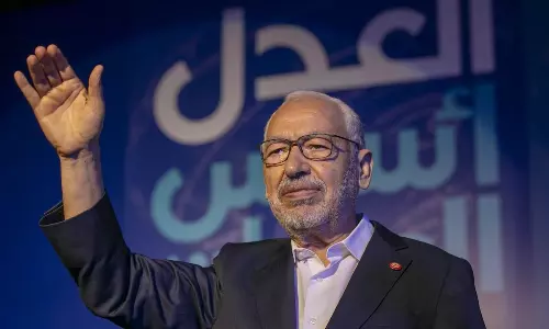 Intl committee demands release of Tunisias oppn leader Rached Ghannouchi