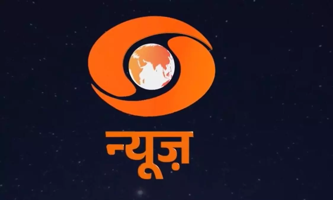 Doordarshan changes logo colour from red to saffron