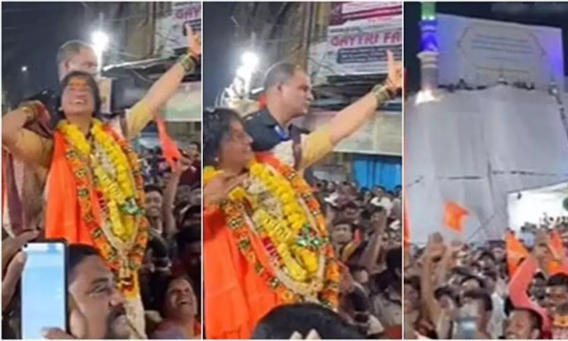 BJP candidate who pretended to aim imaginary arrow at mosque pleads innocence