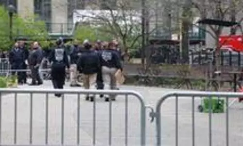 Man sets himself ablaze outside Trumps criminal trial court in New York