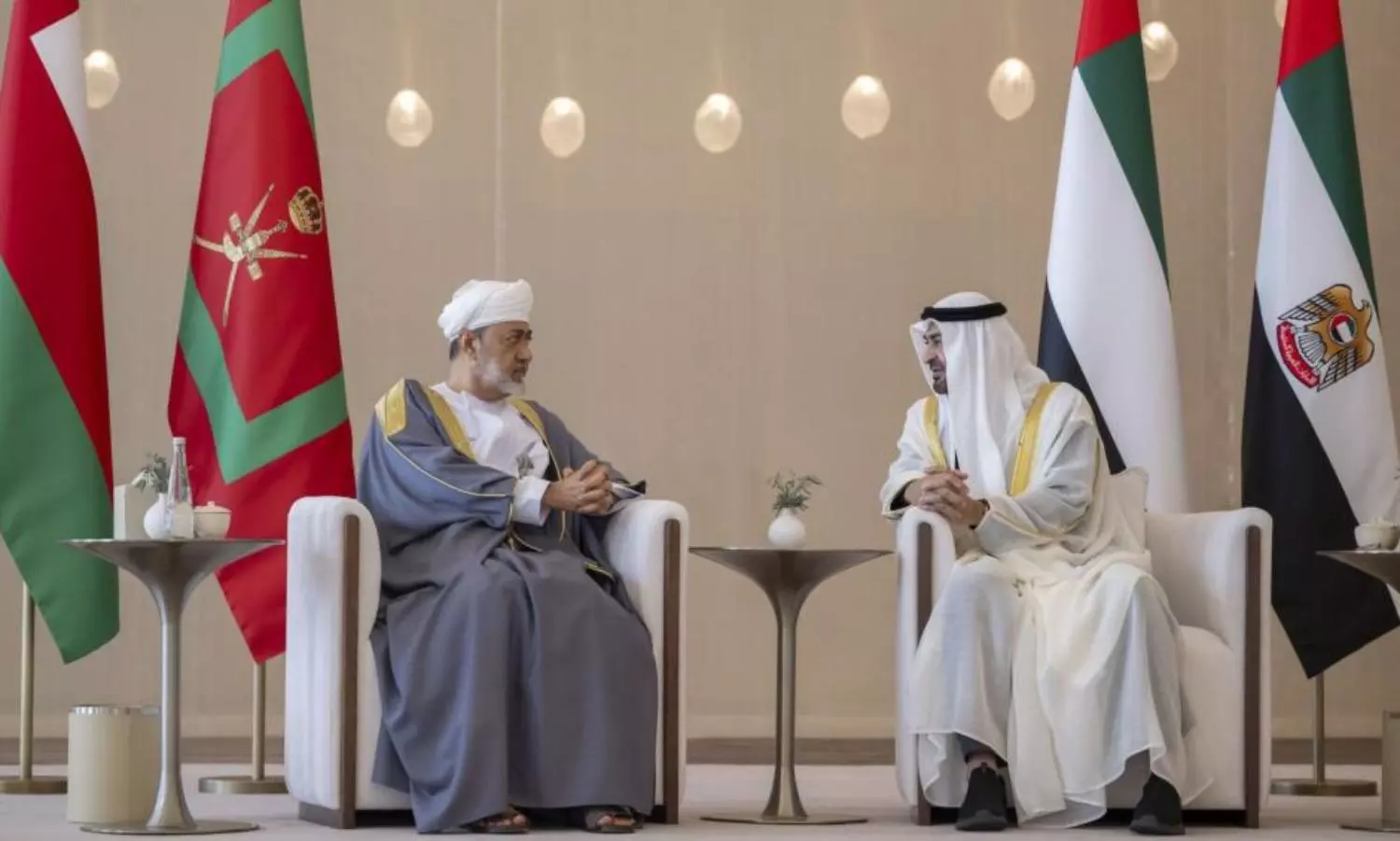 Sheikh Mohamed praises progress in UAE-Oman relations during Sultan Haithams visit