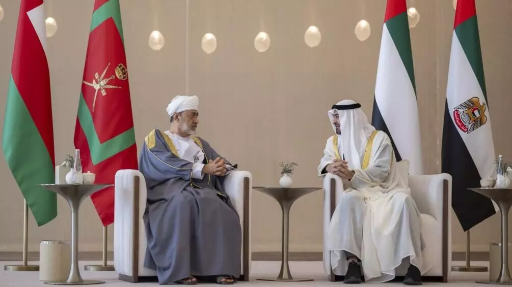 Sheikh Mohamed praises progress in UAE-Oman relations during Sultan Haithams visit