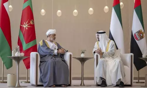 Sheikh Mohamed praises progress in UAE-Oman relations during Sultan Haithams visit