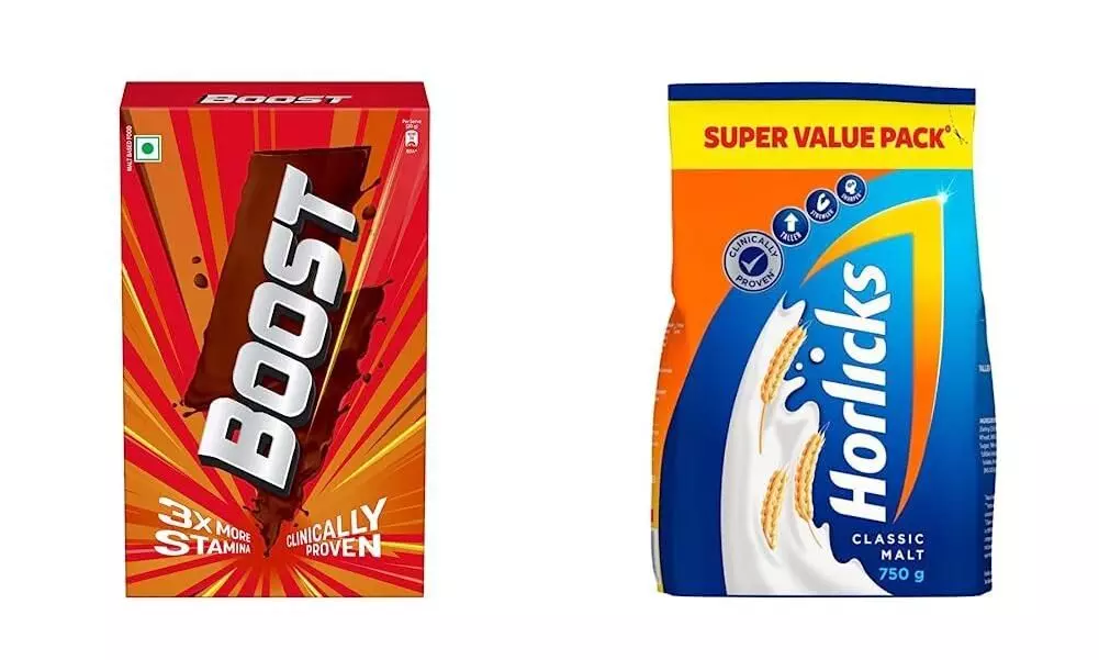 Horlicks, Boost drop health from their labels