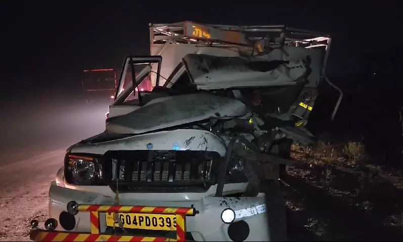 Goods vehicle collides with truck in Chhattisgarh: 8 killed