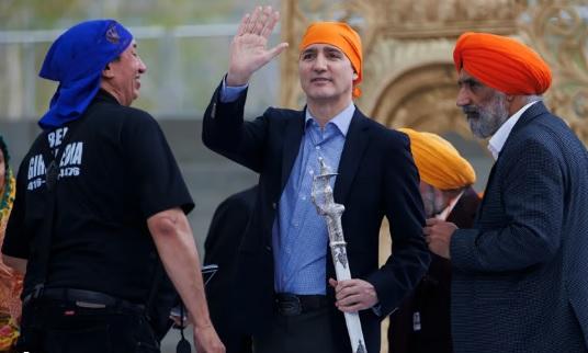 Pro-Khalistan slogans raised in the presence of Canadian PM Trudeau